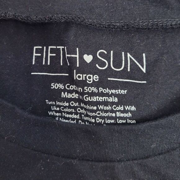 #HANGRY black oversized graphic tee and Free Hugs cactus tank top L - Picture 6 of 10